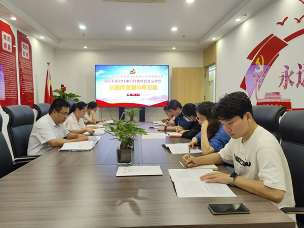 星空网页版党支部开展专题组织生活会会前学习研讨